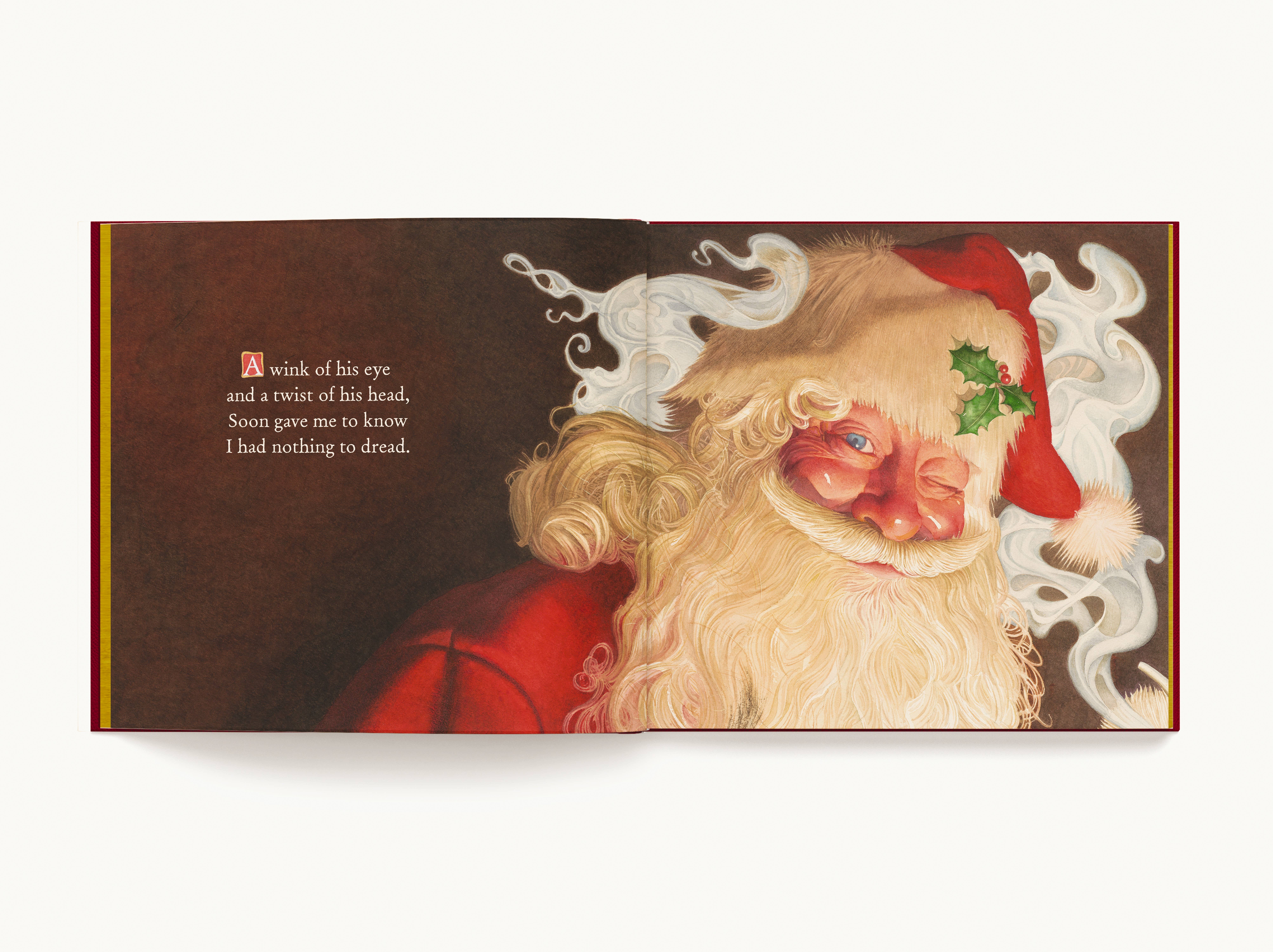 HarperCollins Focus - Wholesale Display Book - The Night Before Christmas :Collectible Faux Leather Edition5