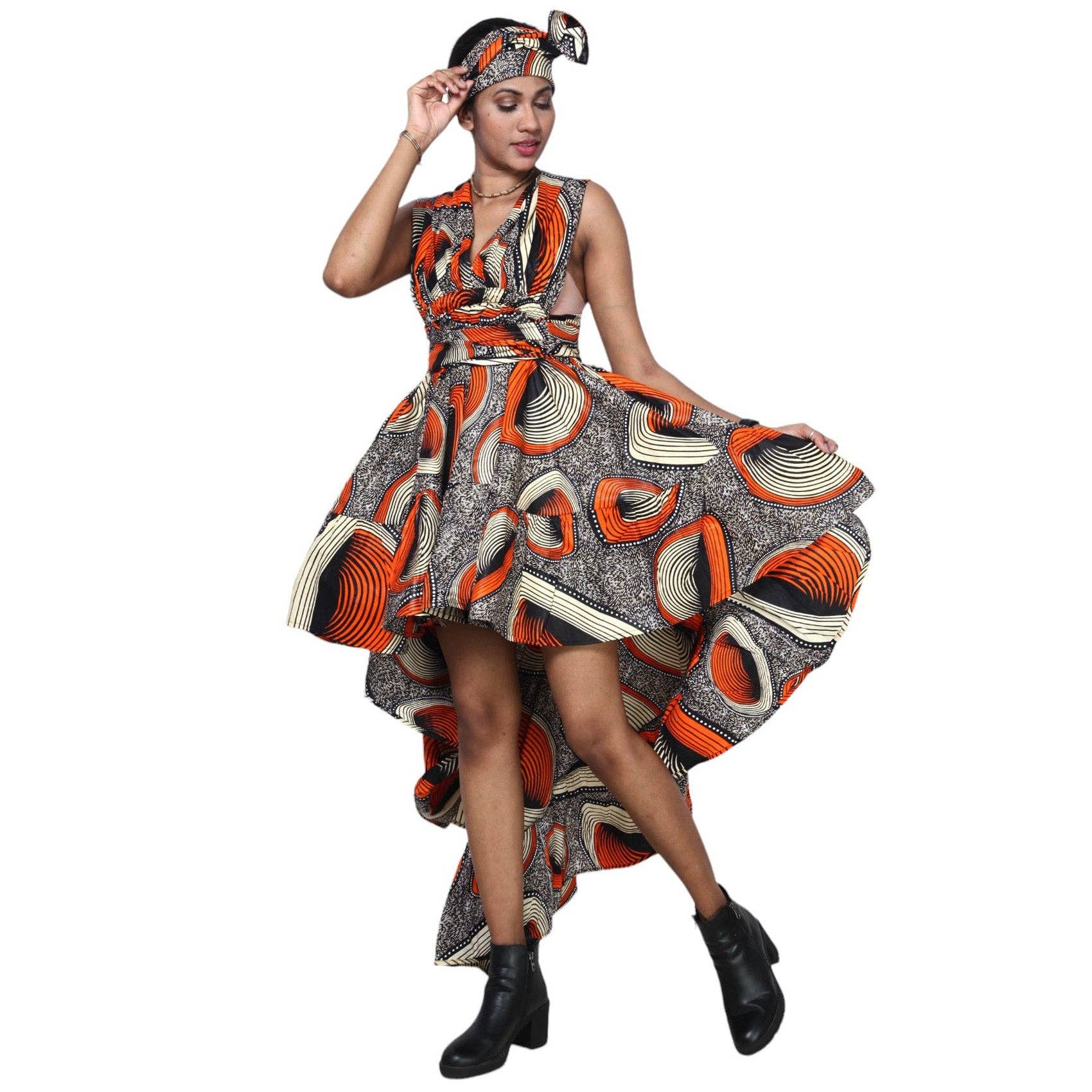 African Stars - Wholesale Dress - Women's - Women's Skirt/Dress Multi Wear Style -- FI-313632