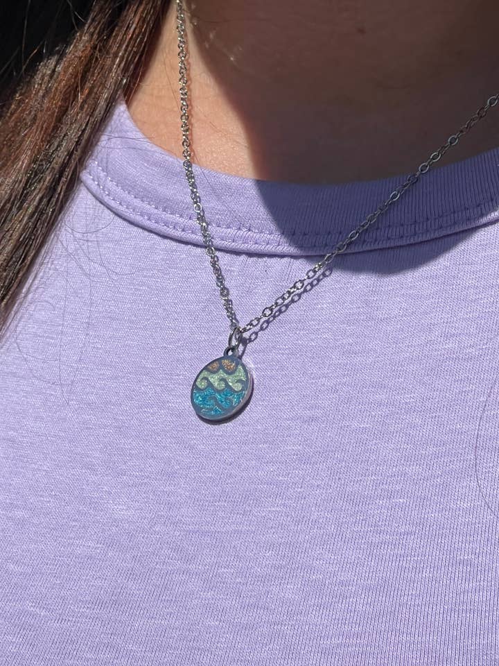 Tiny Waves Necklace for wholesale by Mi Cielo Whole Sale