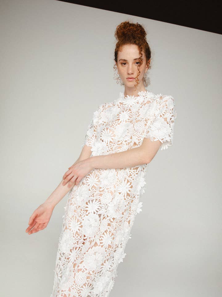 S136 LACE DRESS for wholesale by Giovanna Nicolai