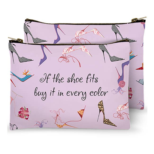 Zippered Bag - If the shoe fits buy it in every color for wholesale by Mariasch Studios