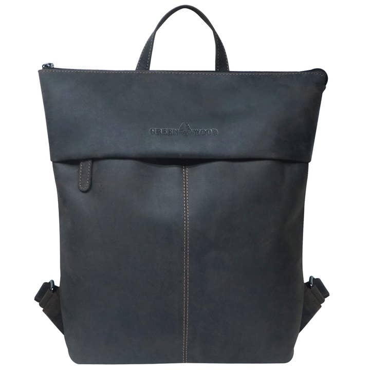 Ines Genuine Leather Rucksack Women's Leather Rucksack Brown Men A4 and other Purchase Wholesale rucksack. Free Returns & Net 60 Terms on Faire trending on Faire.