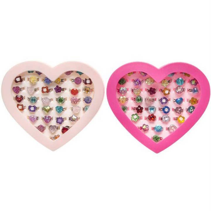 TSJJ - Vente Parures de bijoux - Boite Coeur Bagues Météorites
