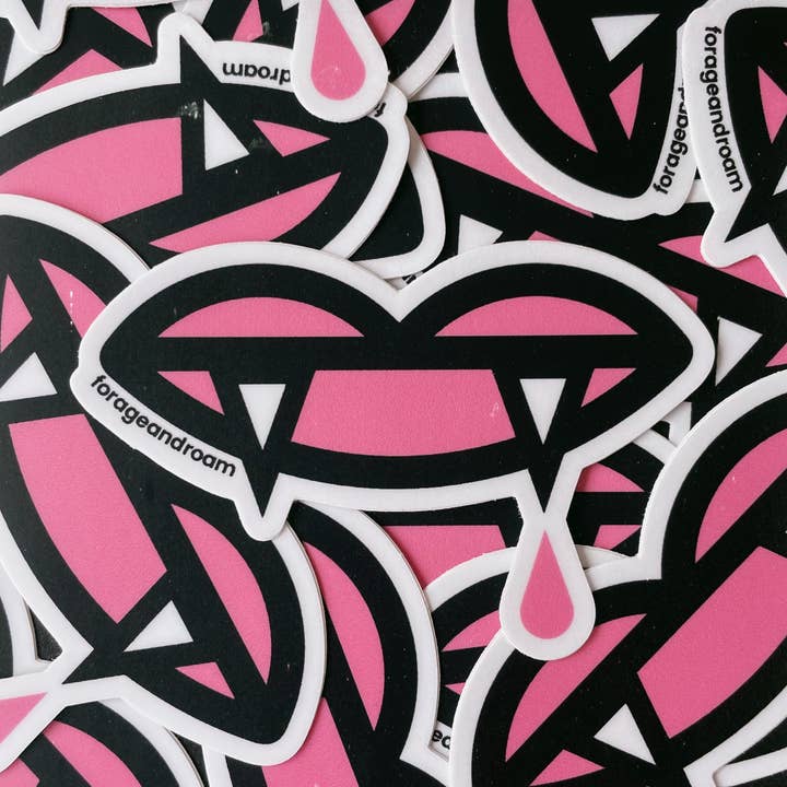 Dracula-klistermærke for engroshandel hos Forage and Roam Design Co., LLC