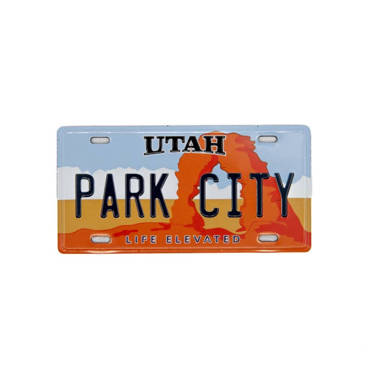 Ski House Games - Wholesale Magnet - PARK CITY - Utah License Plate Magnet1