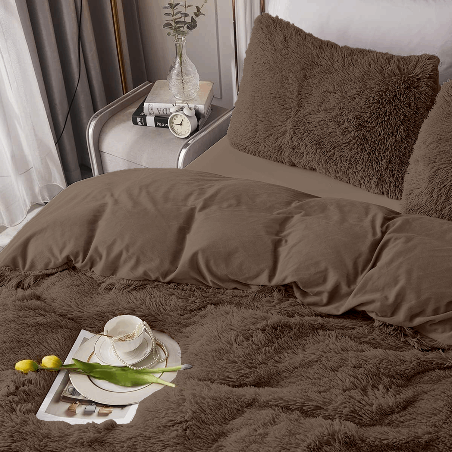 Beach Stone – wholesale Bedding set – Teddy Cuddles Hug & Snug Duvet Cover Bedding Set With Pillowcase Cosy & Warm39