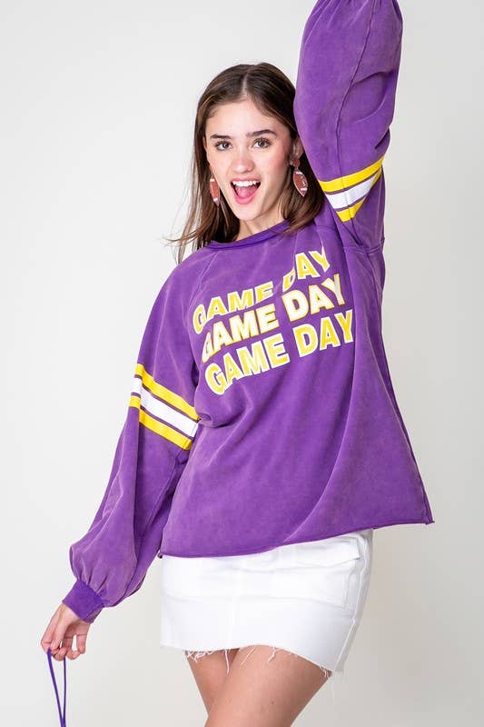Vanilla Monkey – Camisola gráfica - Mulher por atacado – Game Day Ready Top8