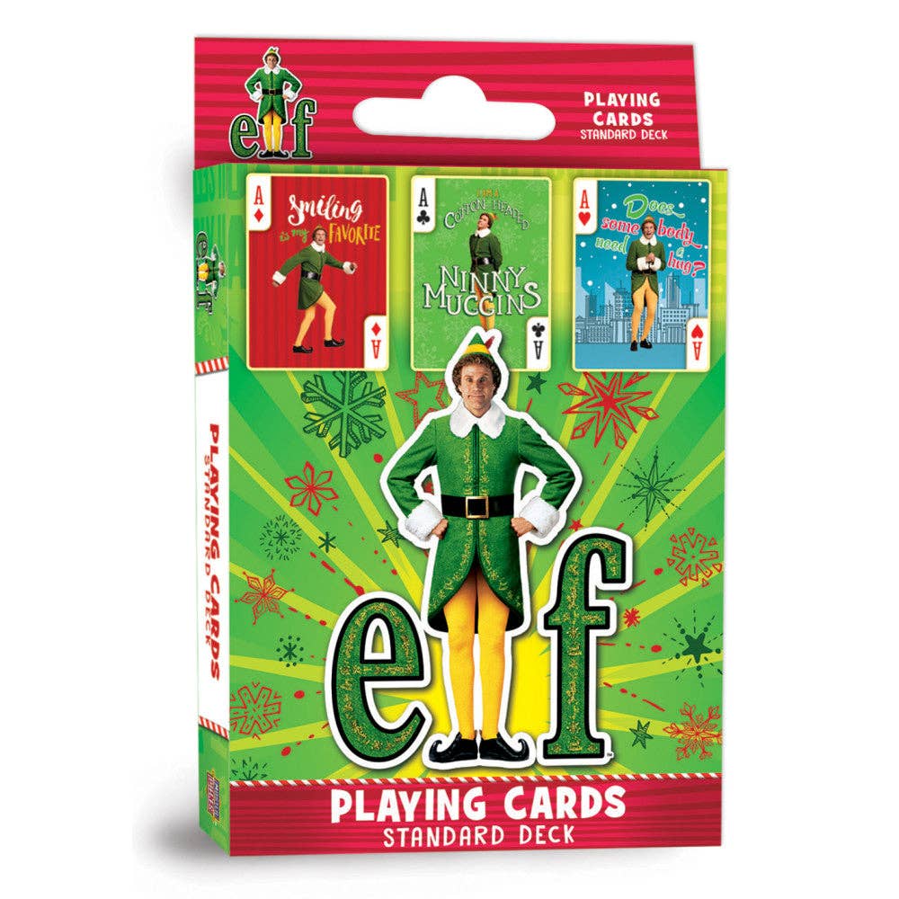 Masterpieces Puzzles - Wholesale Playing Cards - Elf, The Movie, Playing Cards - 54 Card Deck0