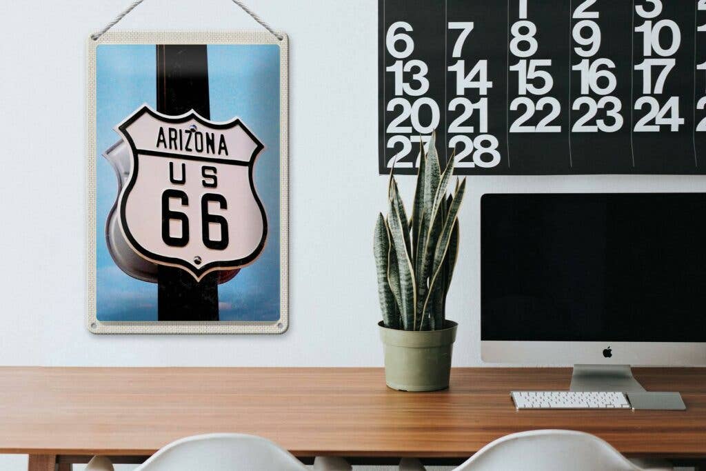 Femer - Wholesale Sign - Tin sign travel 20x30 cm America USA Arizona road route 66 sign tin sign3