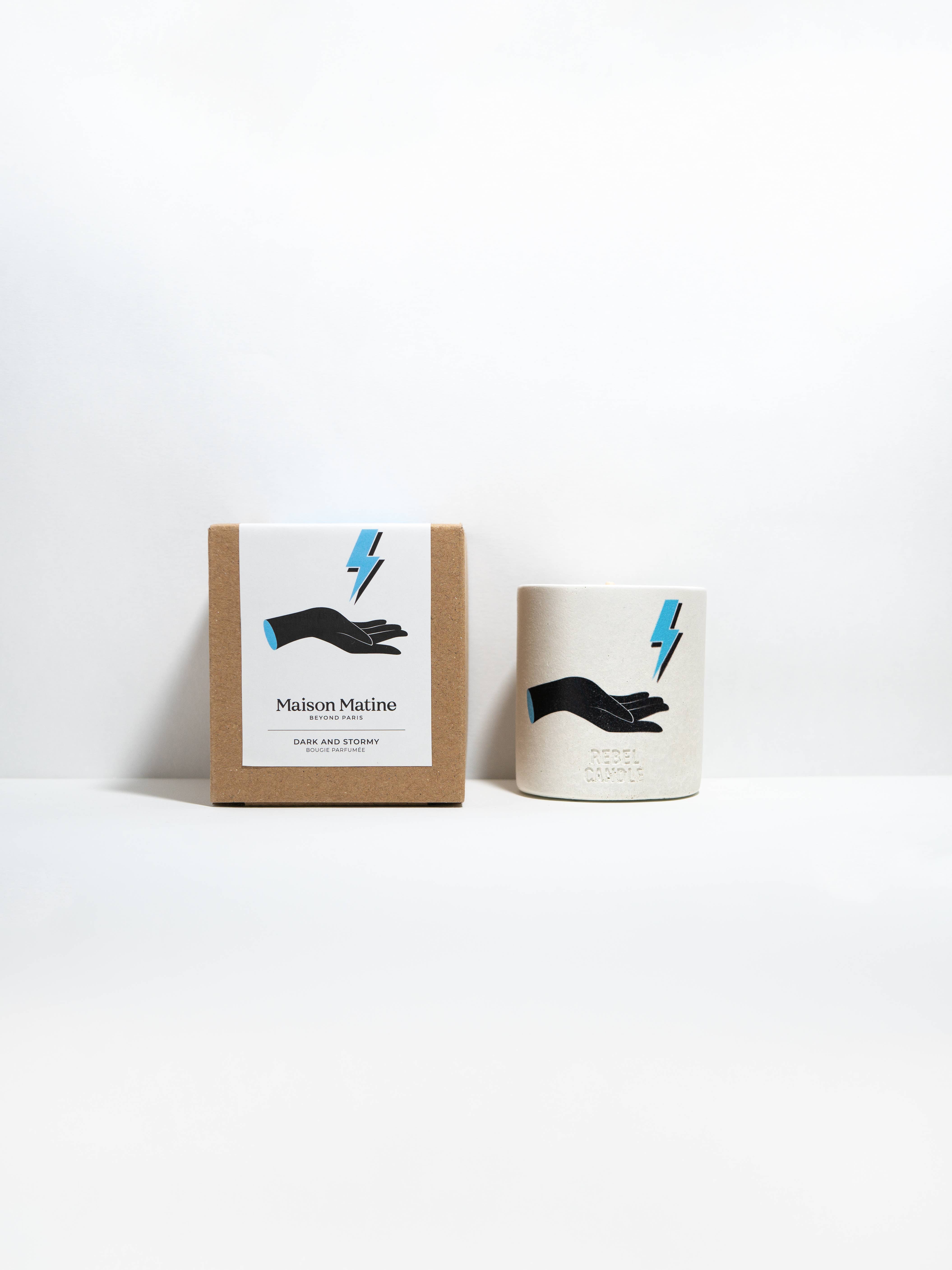 Maison Matine - Wholesale Jar/Filled Candle - Dark and Stormy - Scented Candle 160gr.3