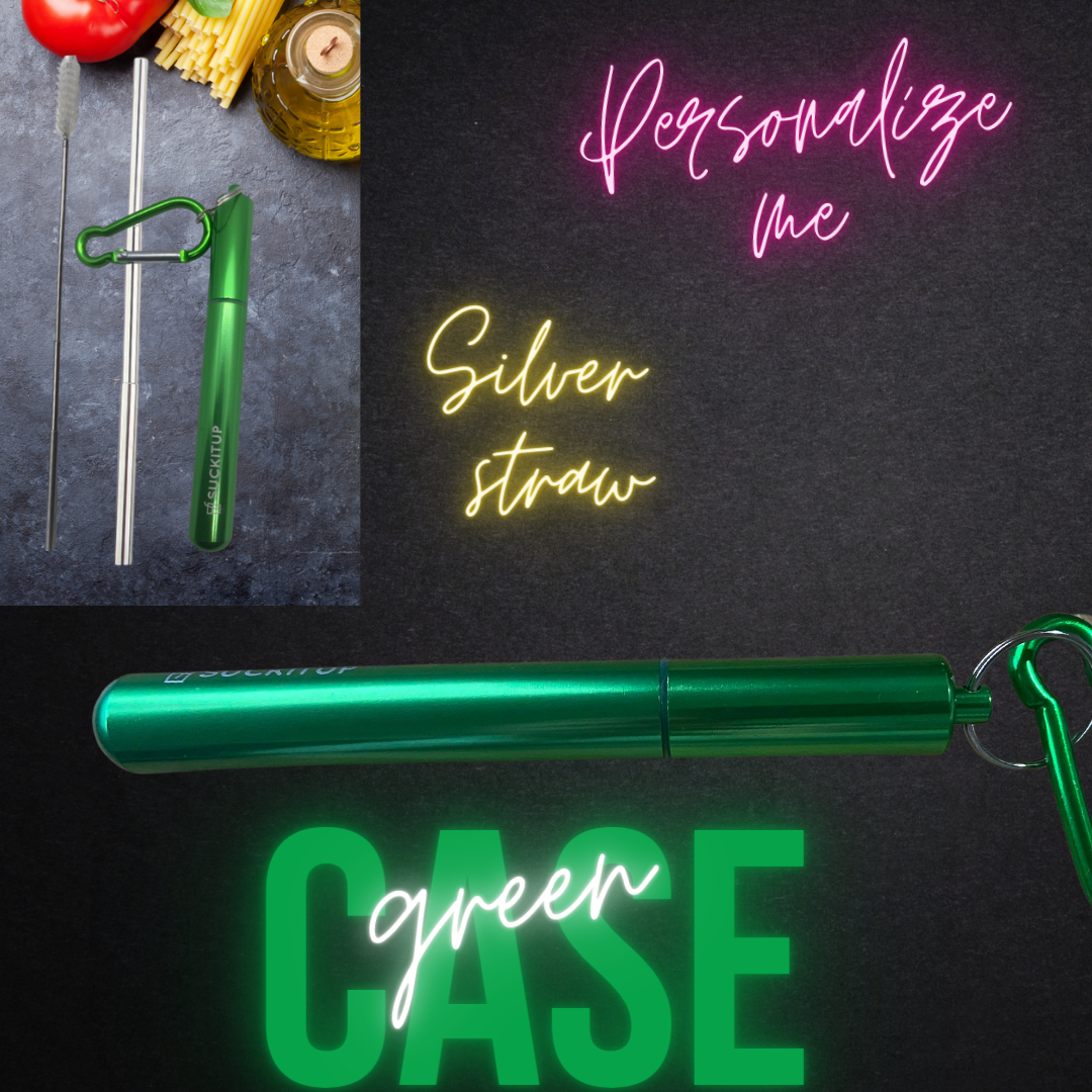 Suck It Up Straws - Vente Paille - Pailles métalliques télescopiques avec étui pour porte-clés et brosse de nettoyage31