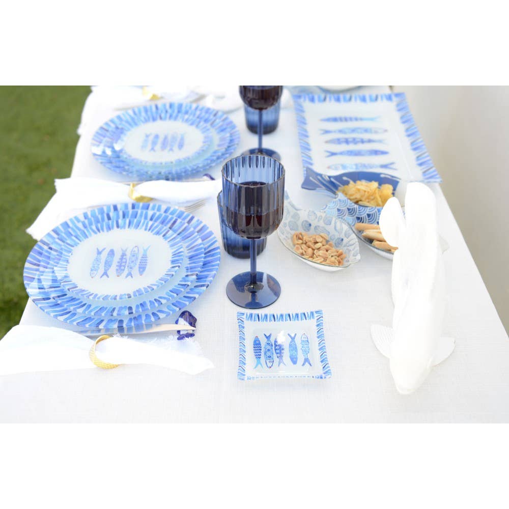 AULICA - Wholesale Decorative Plate/Dish/Bowl - Fish-shaped deep dish 11.5x11.5x1.8cm - set of 63