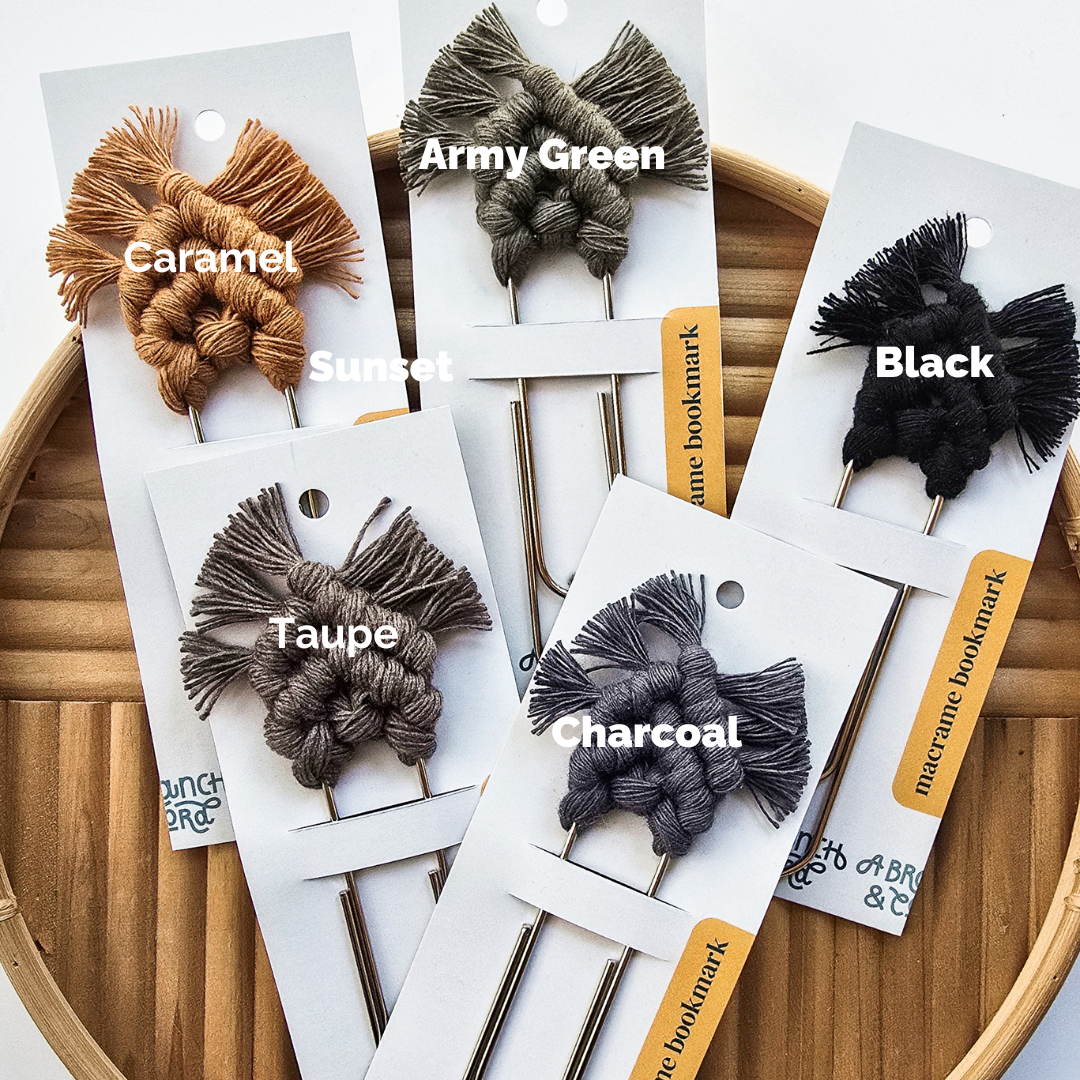 A Branch & Cord - Wholesale Bookmark - Handmade Macrame Bookmark – Boho Clip for Book Lovers2