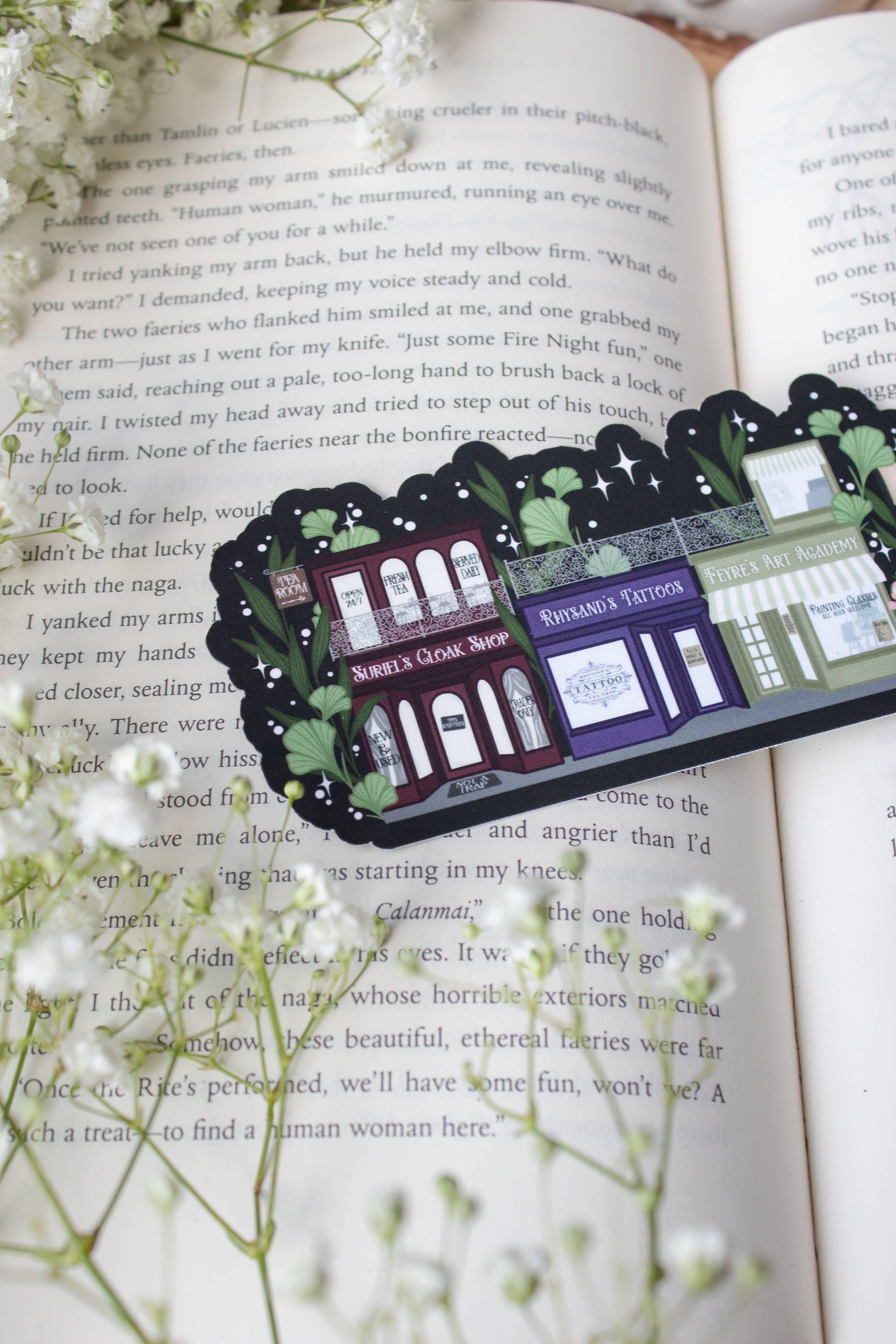 Meaggie Moos - Wholesale Bookmark - A Walk in Velaris Bookmark | ACOTAR1
