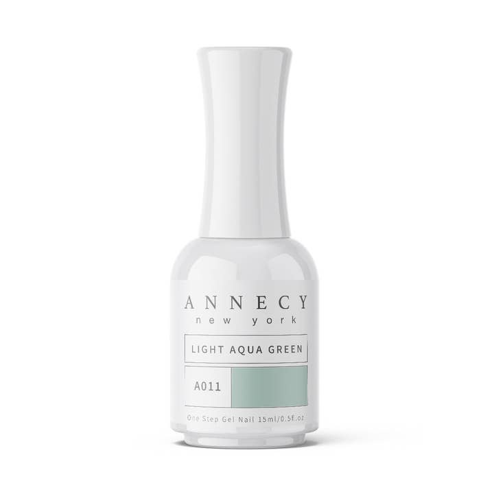 Annecy Gel Nail Polish 0.5 fl. oz. - Light Aqua Green for wholesale by Annecy New York