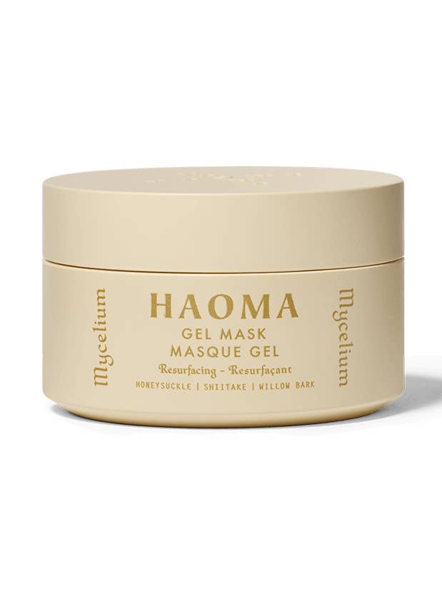 Mycelium & Glycolic Acid Gel Skincare Face Mask for wholesale by Haoma Earth