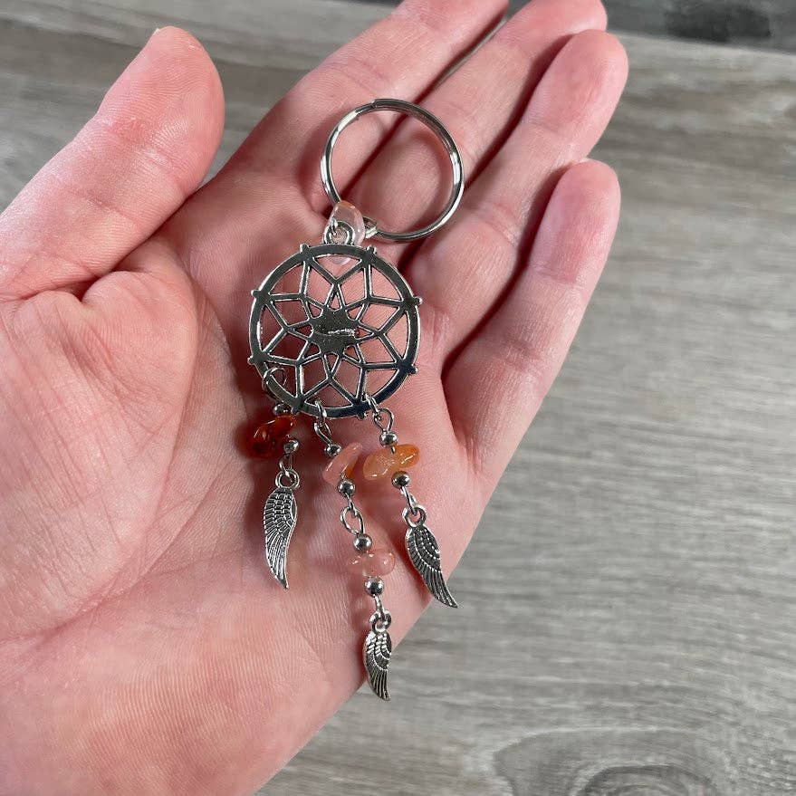 Keystone Crystals - Wholesale Keychain - Women's - Dreamcatcher Keychains Assorted Gemstones – Spiritual3