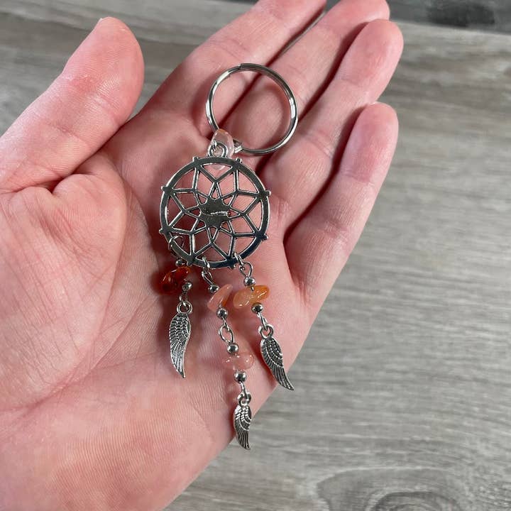 Keystone Crystals - Wholesale Keychain - Women's - Dreamcatcher Keychains Assorted Gemstones – Spiritual3