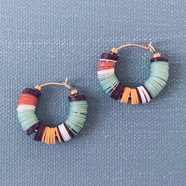 Poolside Hoops, small for wholesale by Alice Rise