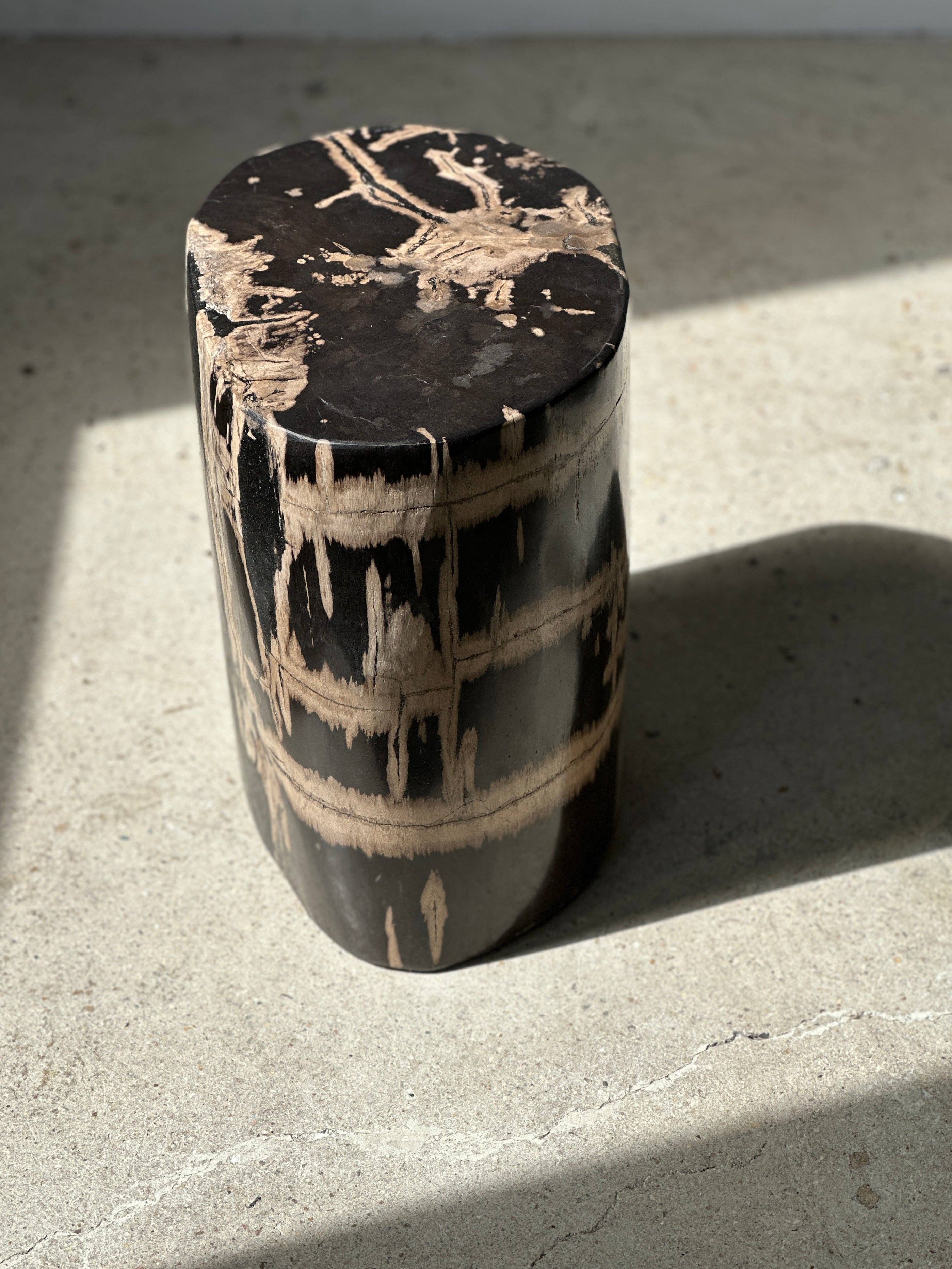 Office Objets - Vente Tables d'appoint - Table d'appoint en bois pétrifié16