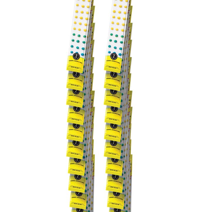 Candy Barn Express - Wholesale Hard Candy - Candy House Candy Buttons Classic Clip Strip - 12 Ct Strip