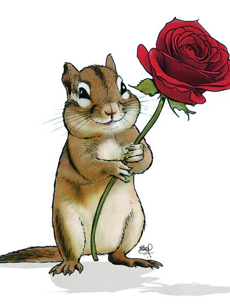 Rosey Cheeks Gift Enclosure - #Gift38 for wholesale by Shawn Braley Illustration