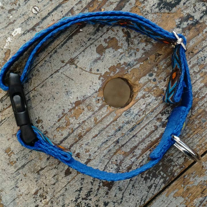 hundsfutter - Wholesale Pet Collar - Dog - Dark navy blue design necklace and strap set6