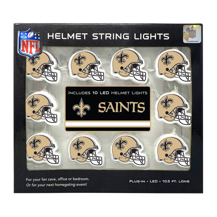 New Orleans Saints String Lights for wholesale by Party Animal, Inc.