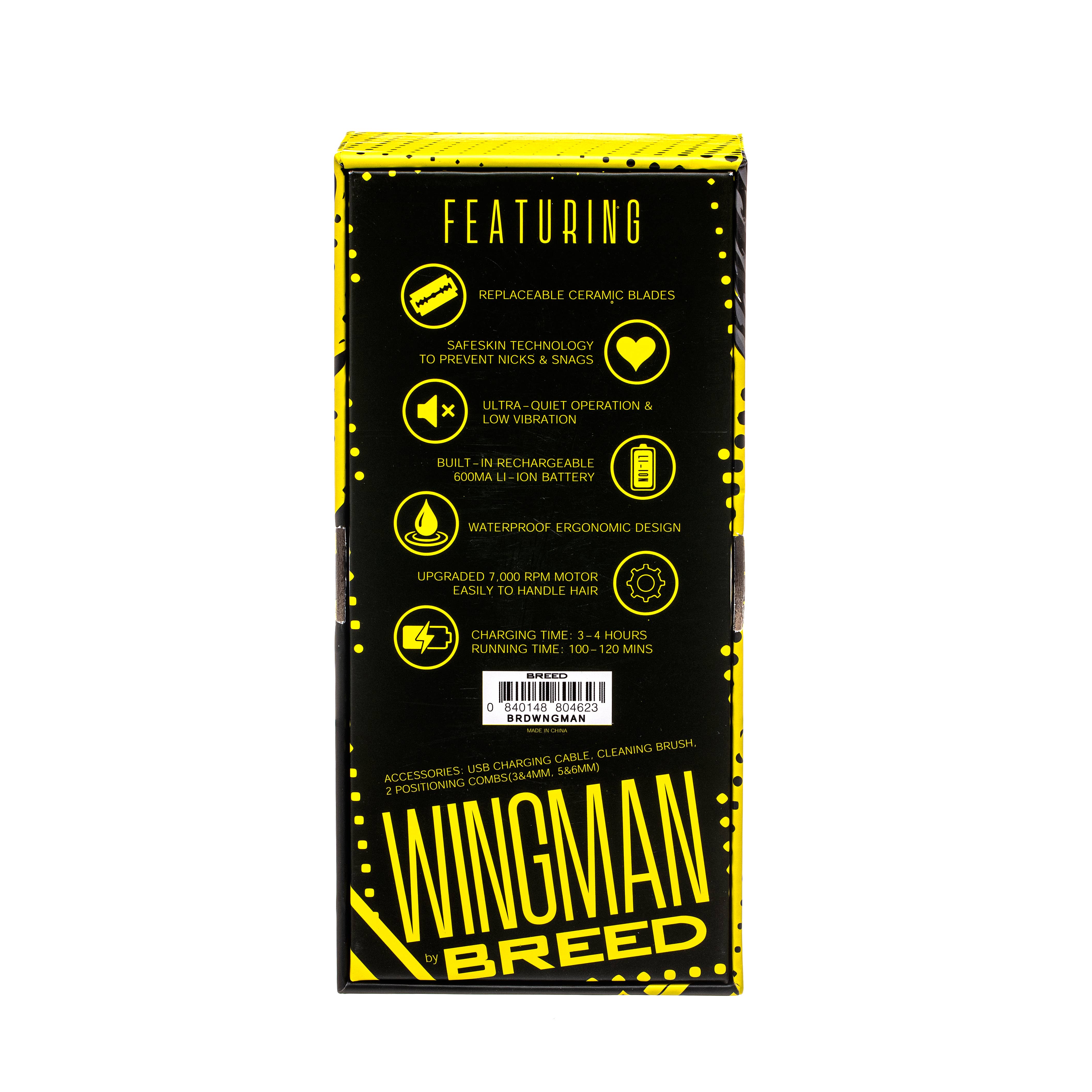 Breed - Wholesale Trimmer - Men's - Breed Wingman Ceramic-Blade Body and Groin Trimmer3