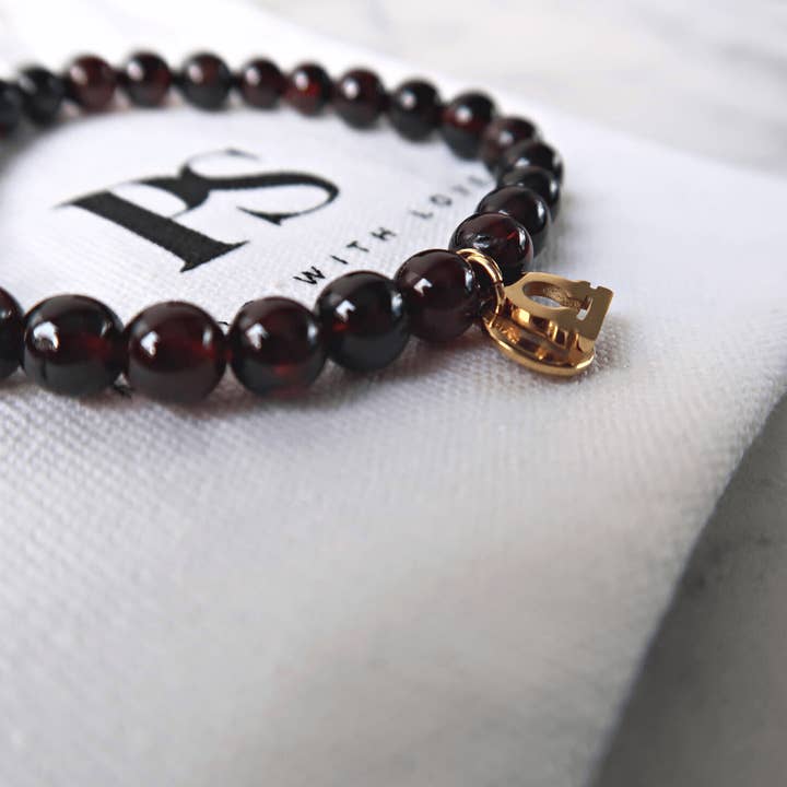 Signo del zodiaco | Pulsera Libra | Granate | Astrología para venta al por mayor de Positivity Shop