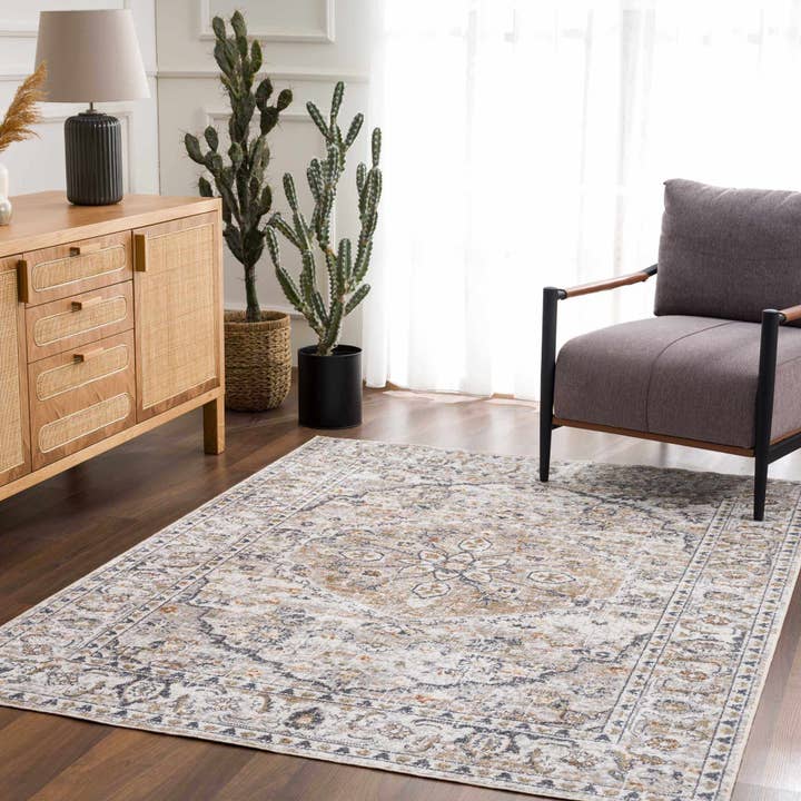 Hauteloom - Wholesale Area Rug - Cream Hiti Washable area rug16