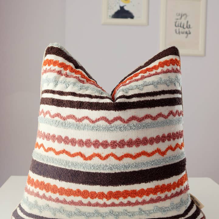 Kleurrijke getufte sierkussenhoes, terraskussenhoes voor wholesale door Honas Home