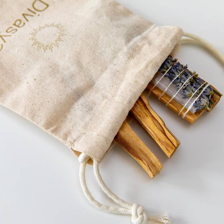 Divasya – Engroshandel Røgelse – Palo Santo Røgelse | Begyndersæt til Yoga og Meditation | Med og uden Røgelsesskål2