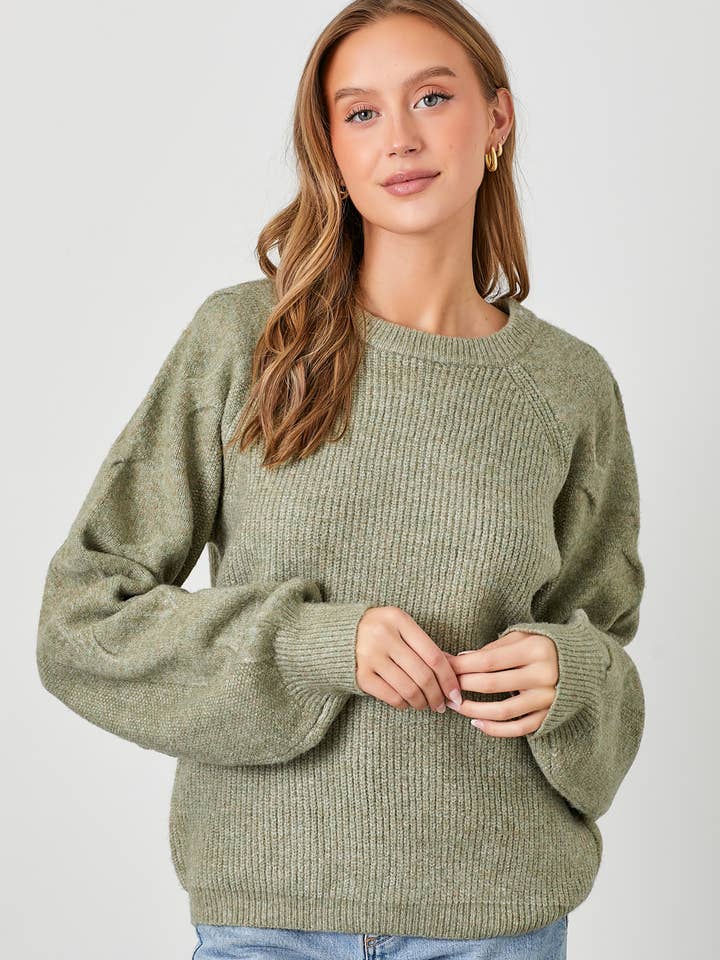 PLETTET STRIKKET PULLOVERTRØJE for engroshandel hos Polagram by Wellmade USA