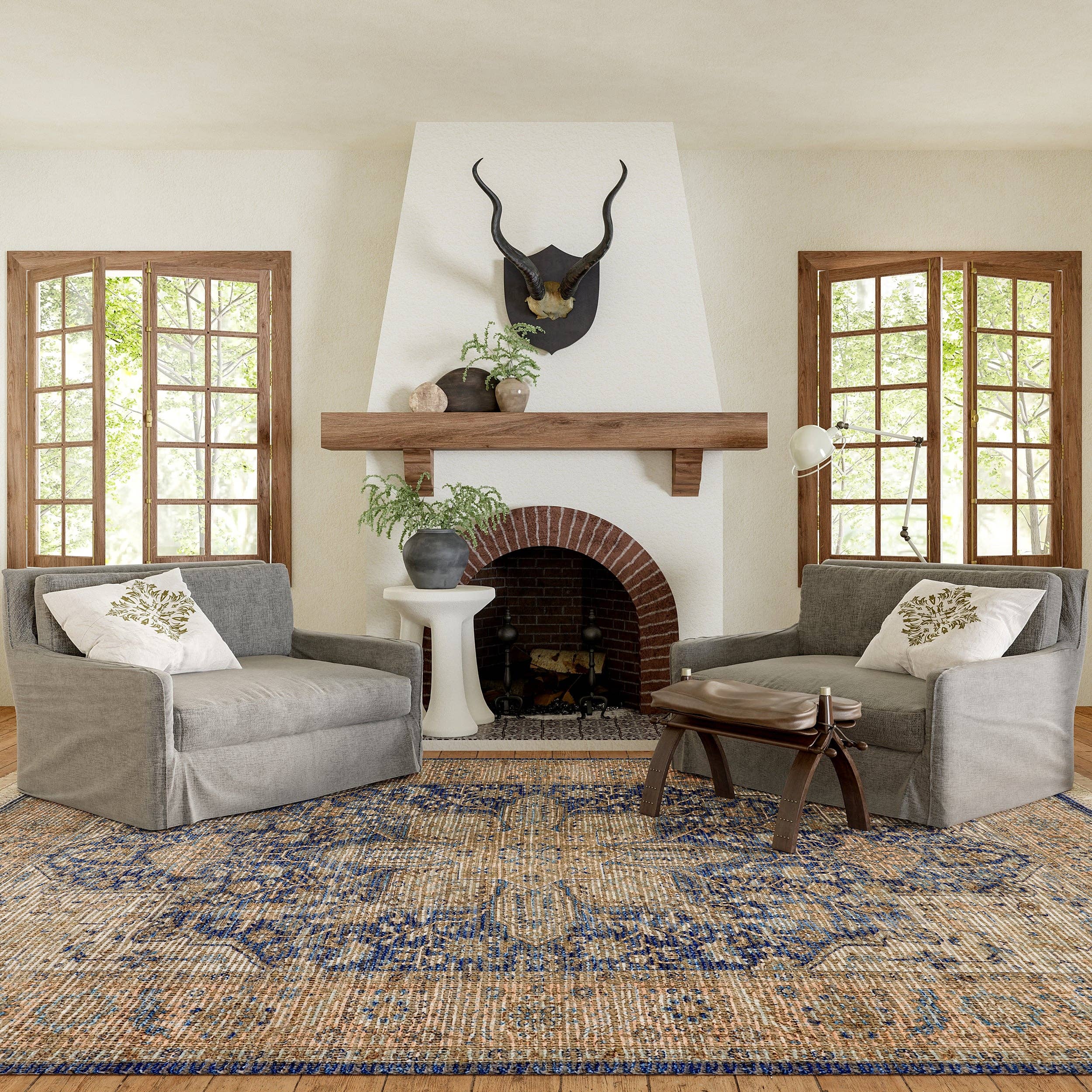 nuLOOM - Wholesale Area Rug - Lennox Persian Medallion Tassel Area Rug2