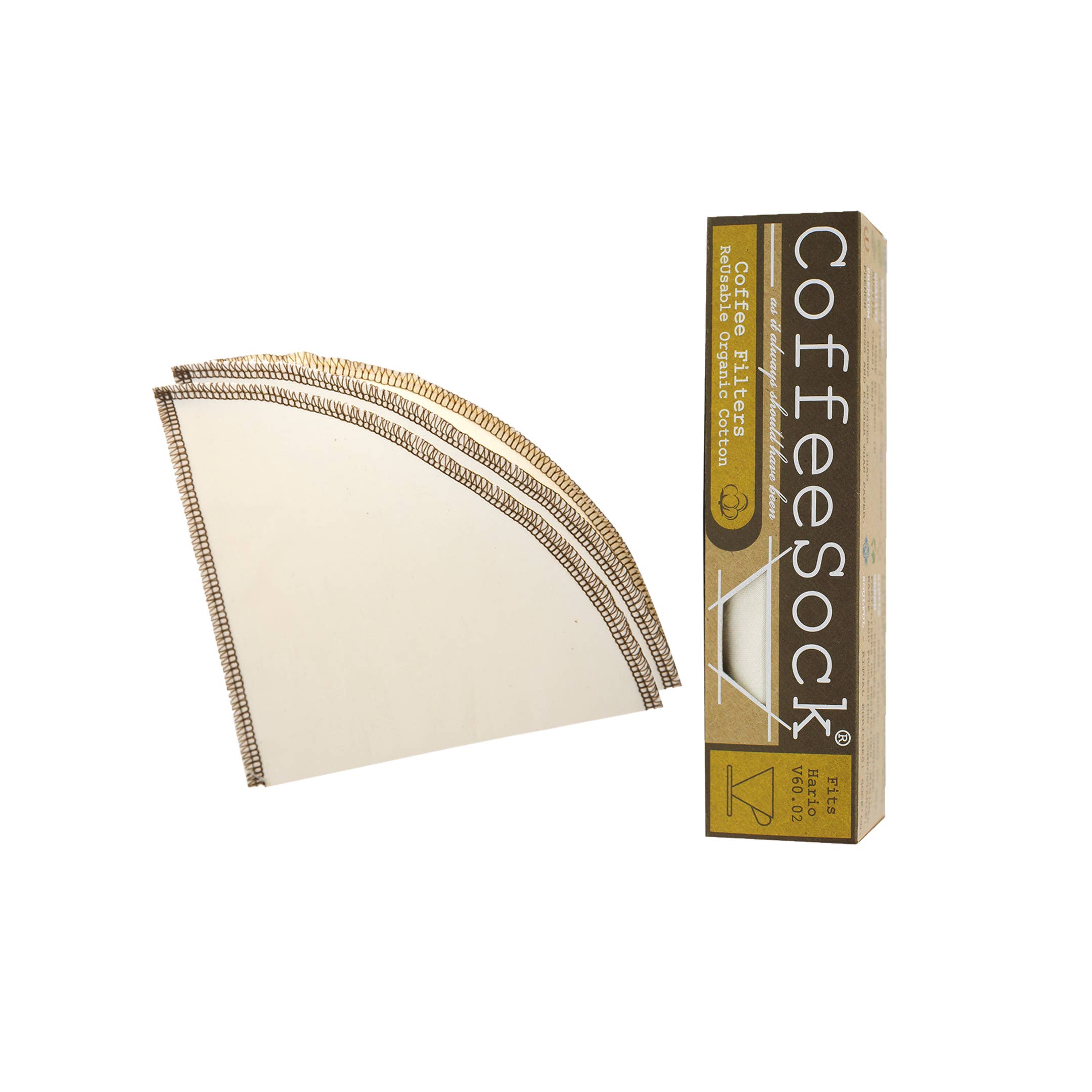 CoffeeSock - Venta al por mayor Filtros de café - Filtros de café orgánicos reutilizables Hario® v60-021