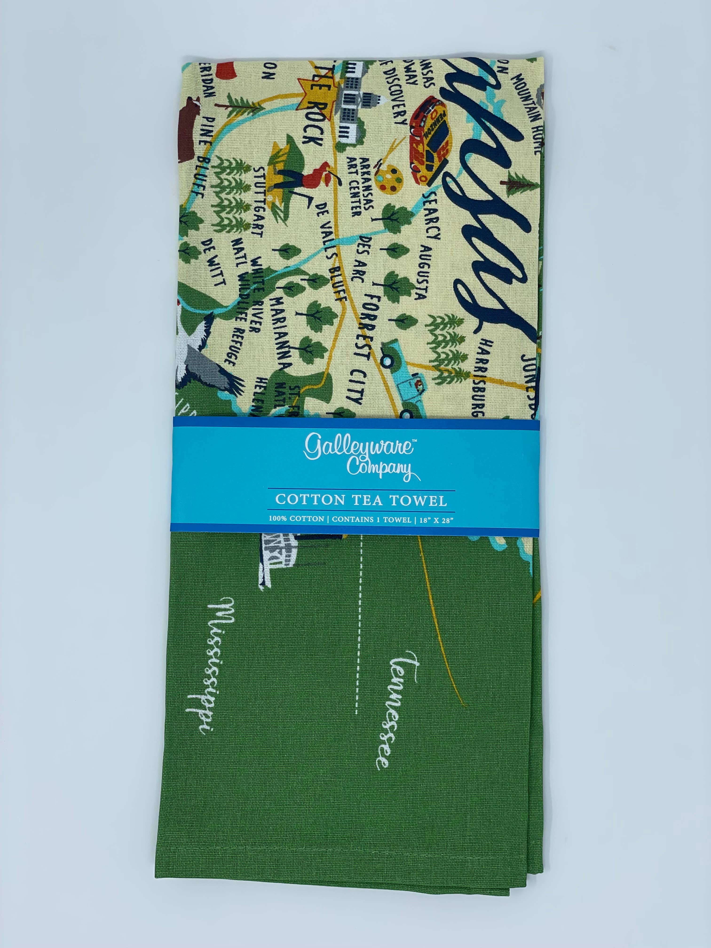 Galleyware – wholesale Tea towel – Arkansas Tea Towel1