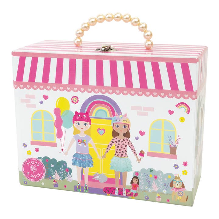 9 Piece Musical Tea Set - Best Friends for wholesale by Floss and Rock - UK/EU