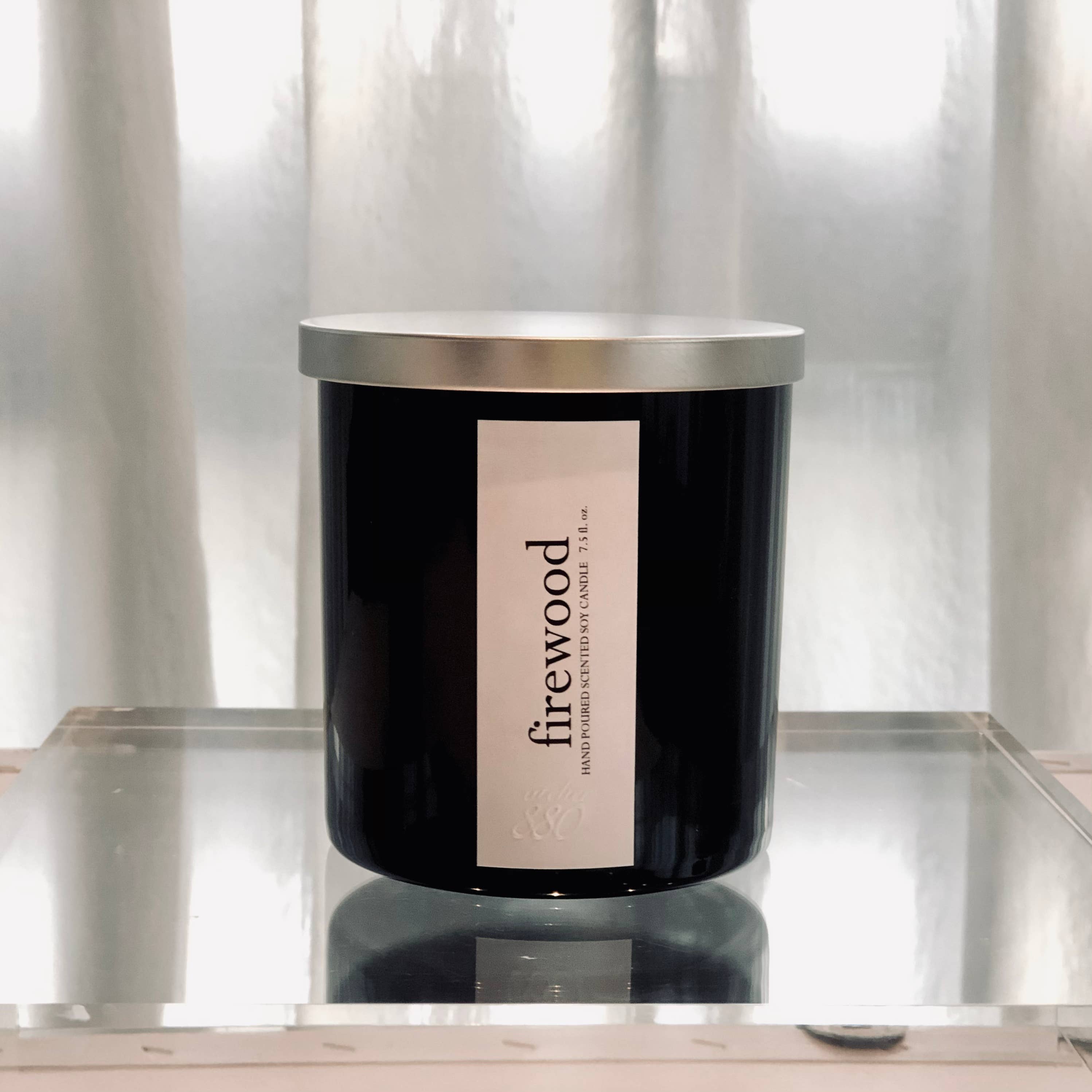 Atelier 880 - Wholesale Jar/Filled Candle - Firewood Scented Candle | Smoky Wood Scent Fall Winter6