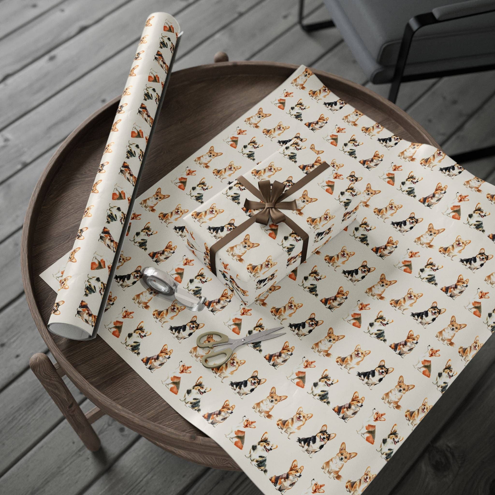 Lokipawz - Wholesale Wrapping Paper Roll - Corgi Wrapping Paper Rolls15