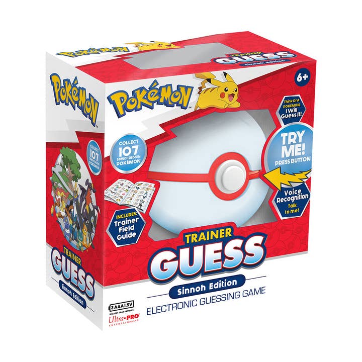Jeu de devinettes d'entraîneur Pokémon Sinnoh Jouets pour enfants Cadeau de Noël pour la vente par Ultra PRO Entertainment