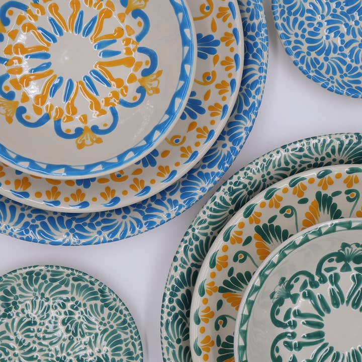Talavera Peonia Table Setting for wholesale by Agave