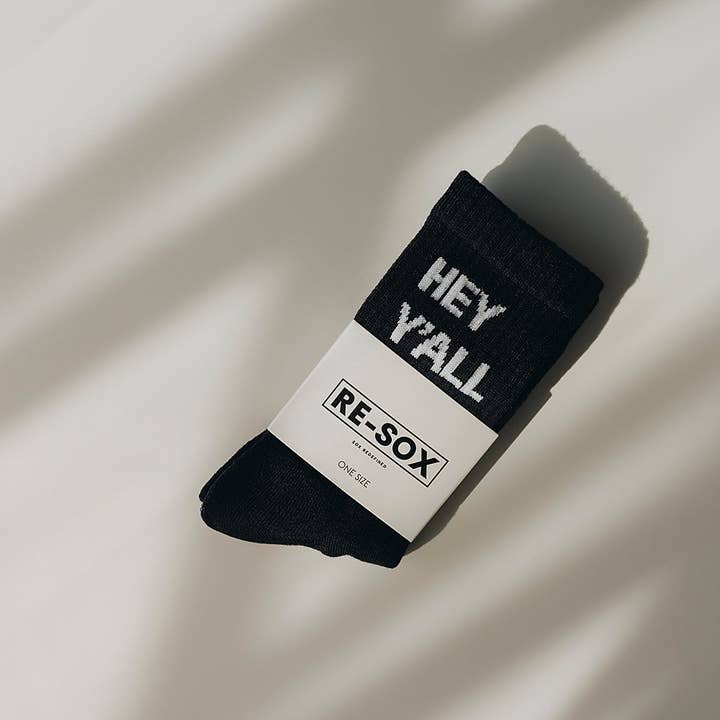 RE-SOX - Wholesale Socks - Women's - 3- SET- SLOGAN CREW1