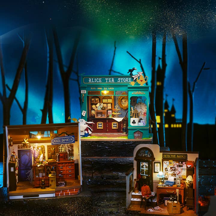 Robotime - Wholesale DIY Craft Kit - DG155 Kiki's Magic Emporium DIY Miniature house Wooden1