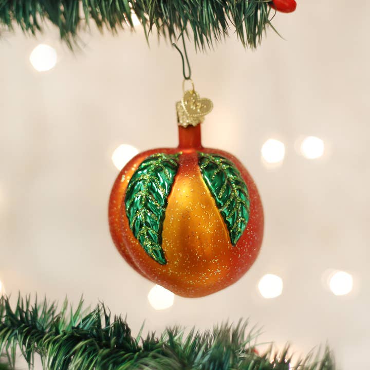 Old World Christmas - Wholesale Ornament - Peach Ornament