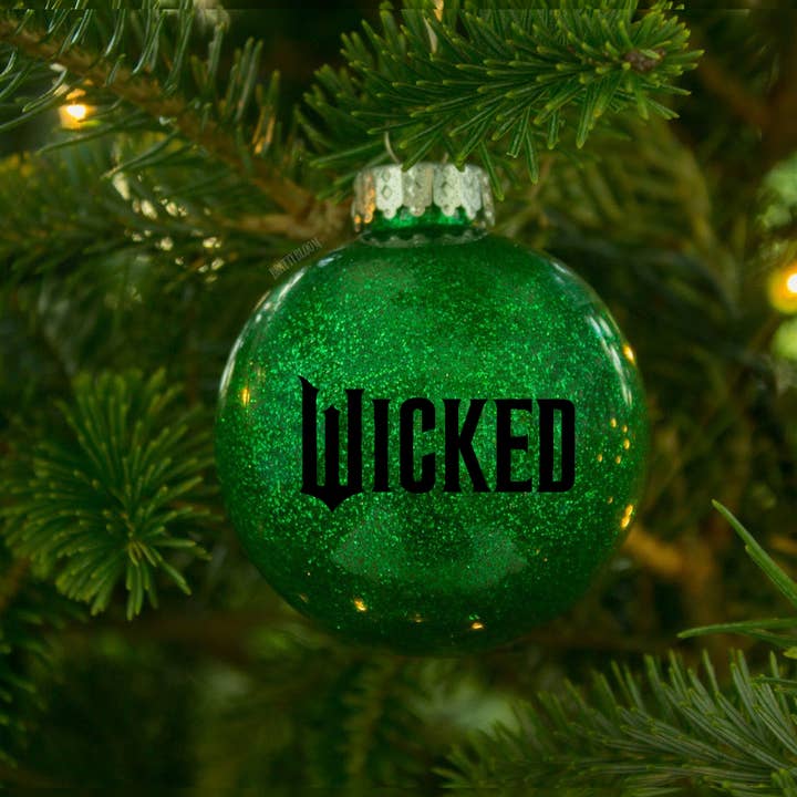 brattybloom - Wholesale Ornament - Good Witch & Bad Witch Glitter Ornament | Plastic | Wizard 1