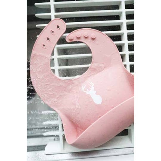Little Knight - Wholesale Bib - Baby - Pink Deer Silhouette Bib4
