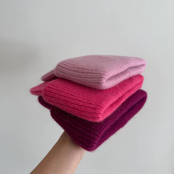 Billy Bamboo - Wholesale Beanie - Dames - Royal Angora wollen muts - crystal brights25