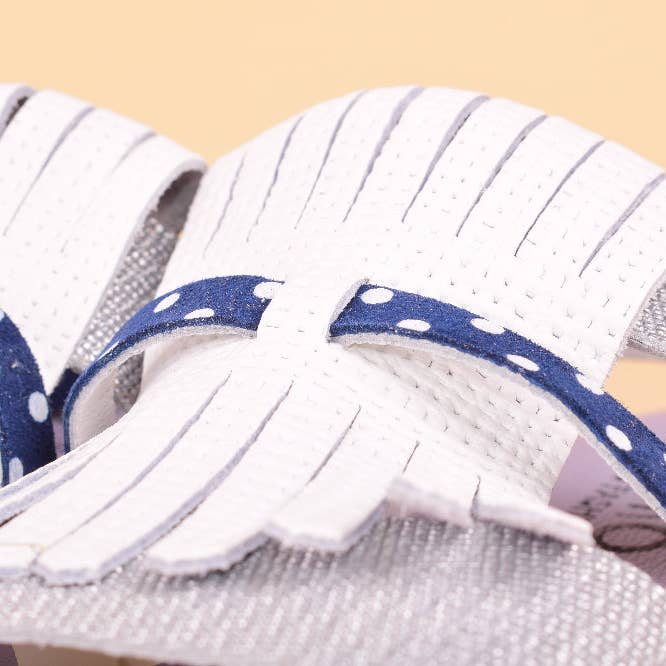 Prayanina - Sandale à plateforme en cuir patchwork pour la vente par ebarrito