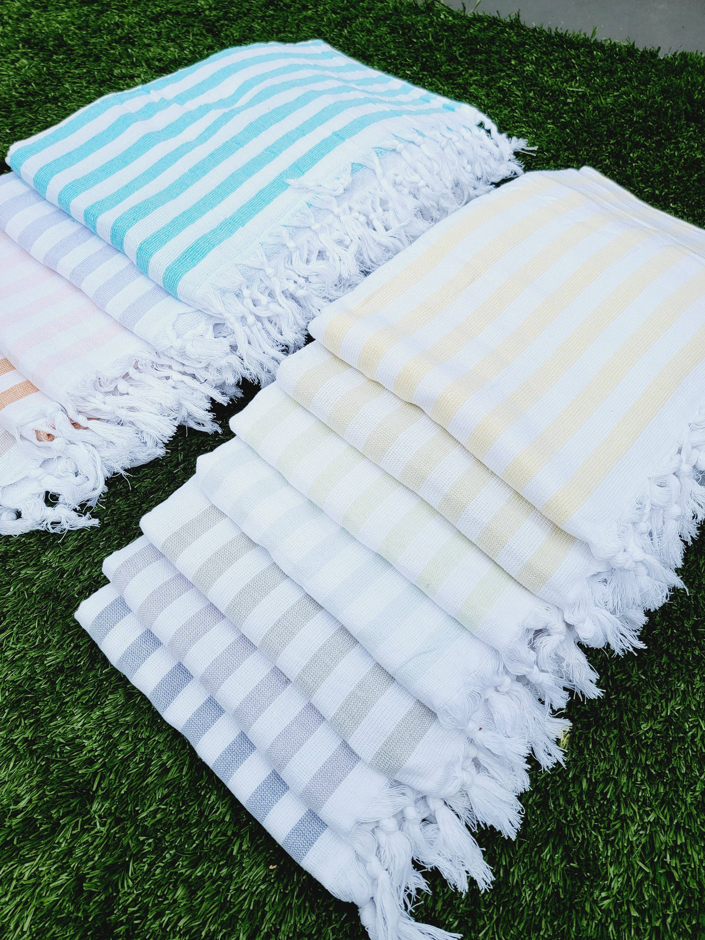 EBRU Home - Wholesale Strandlaken - Enkelzijdige badstof handdoek - Zandvrij strand- en badlaken - Oran6